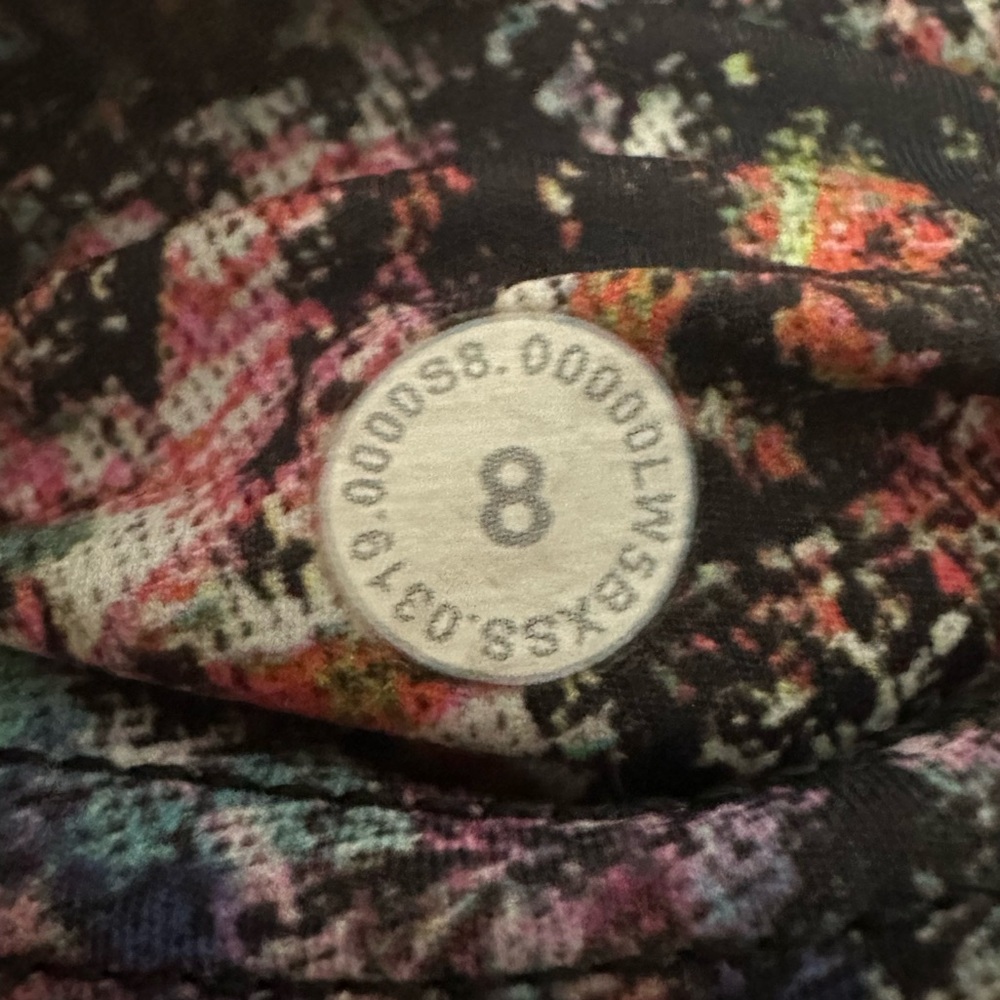 Lululemon Fast and Free Tight II 25” Non-Reflective Nulux in Vitalize Multi 8 - Picture 6 of 6